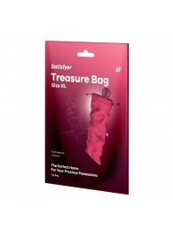 Розовый мешочек для хранения игрушек Treasure Bag XL - Satisfyer - купить с доставкой в Элисте