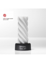 Белый 3D мастурбатор SPIRAL - Tenga - в Элисте купить с доставкой