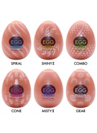 Набор из 6 мастурбаторов-яиц Tenga Egg Variety Pack V - Tenga - в Элисте купить с доставкой