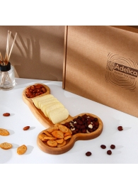 Деревянное блюдо для подачи в форме члена (32,5 х 20 х 1,7 см) - Сима-Ленд - купить с доставкой в Элисте