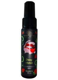 Спрей для горла Deep Throat с десенсибилизирующим эффектом и вкусом клубники - 50 мл. - БиоМед - купить с доставкой в Элисте