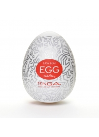 Мастурбатор-яйцо Keith Haring EGG PARTY - Tenga - в Элисте купить с доставкой