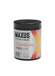 Анатомические презервативы MAXUS Sensual - 15 шт. - Maxus - купить с доставкой в Элисте