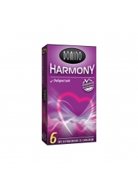 Презервативы с рёбрышками Domino Harmony - 6 шт. - Domino - купить с доставкой в Элисте