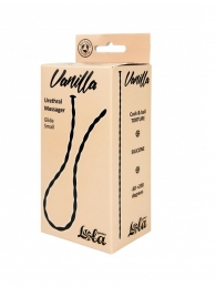 Черный уретральный массажер Glide Small - 30 см. - Lola Games - купить с доставкой в Элисте