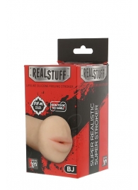 Нежный мастурбатор-ротик REALSTUFF 5INCH MASTURBATOR BJ - Dream Toys - в Элисте купить с доставкой