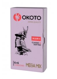 Презервативы OKOTO Mega Mix - 12 шт. - Sitabella - купить с доставкой в Элисте