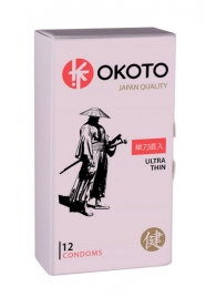 Тонкие презервативы OKOTO Ultra Thin - 12 шт. - Sitabella - купить с доставкой в Элисте