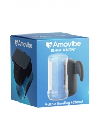 Инновационный робот-мастурбатор Black Knight с функцией пенетрации - Amovibe - в Элисте купить с доставкой