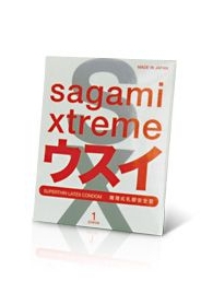 Ультратонкий презерватив Sagami Xtreme SUPERTHIN - 1 шт. - Sagami - купить с доставкой в Элисте