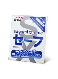 Презерватив Sagami Xtreme Ultrasafe с двойным количеством смазки - 1 шт. - Sagami - купить с доставкой в Элисте