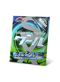 Презерватив Sagami Xtreme Mint с ароматом мяты - 1 шт. - Sagami - купить с доставкой в Элисте