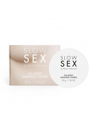 Массажная свеча для всего тела Slow Sex - 50 гр. - Bijoux Indiscrets - купить с доставкой в Элисте