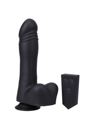 Черная мини-машина на присоске Piston Thruster - Doc Johnson - купить с доставкой в Элисте