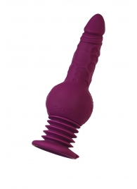 Фиолетовая мини-машина для секса Striker с пультом ДУ - 23,5 см. - ToyFa - купить с доставкой в Элисте