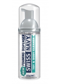 Очищающая пенка для игрушек и тела Toy   Body Cleaner Foamer - 47 мл. - Swiss navy - купить с доставкой в Элисте