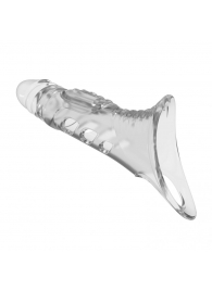 Прозрачная насадка на пенис - 22 см. - Baile - в Элисте купить с доставкой