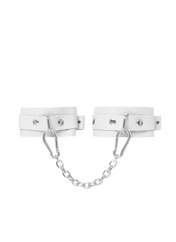 Белые мини-оковы со скруглёнными углами - Pecado - купить с доставкой в Элисте