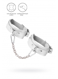 Белые мини-оковы со скруглёнными углами - Pecado - купить с доставкой в Элисте