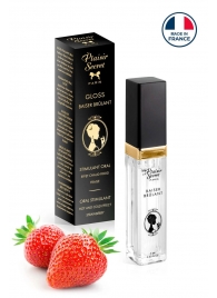 Стимулирующий блеск для губ со вкусом клубники - 7 мл. - Plaisir Secret - купить с доставкой в Элисте