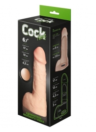 Телесный фаллоудлинитель с мошонкой Cock Next - 17 см. - LOVETOY (А-Полимер) - в Элисте купить с доставкой