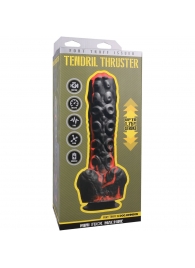 Черно-красная мини-машина на присоске Tendril Thruster - 21,6 см. - Doc Johnson - купить с доставкой в Элисте