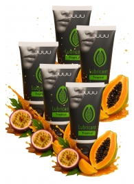 Набор из 5 съедобных лубрикантов JUJU со вкусом тропических фруктов - JuJu - купить с доставкой в Элисте