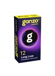 Презервативы с анестетиком для продления удовольствия Ganzo Long Love - 12 шт. - Ganzo - купить с доставкой в Элисте