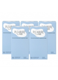 Набор из 5 упаковок ультратонких презервативов Pleasure Lab (по 12 шт.) - Pleasure Lab - купить с доставкой в Элисте