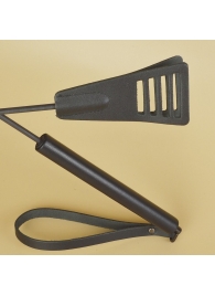 Черный кожаный стек «Сириус» - 60 см. - Sitabella - купить с доставкой в Элисте