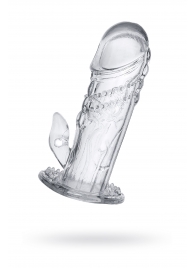 Прозрачная насадка на пенис Uco - 13 см. - A-toys - в Элисте купить с доставкой