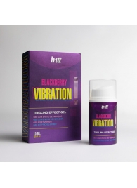 Стимулирующий гель с эффектом вибрации Blackberry Vibration - 15 мл. - INTT - купить с доставкой в Элисте