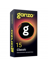 Классические презервативы с обильной смазкой Ganzo Classic - 15 шт. - Ganzo - купить с доставкой в Элисте