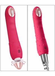 Малиновая насадка на душ с вибрацией Showers to orgasm - 20,1 см. - Orion - купить с доставкой в Элисте