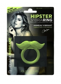 Люминесцентное эрекционное виброкольцо Hipster - Clara Morgane - в Элисте купить с доставкой