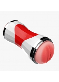 Двусторонний мастурбатор в колбе Power Grip Cup - вагина и ротик - Boys of Toys - в Элисте купить с доставкой