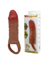 Реалистичная насадка на член Peirre - 15,5 см. - Baile - в Элисте купить с доставкой