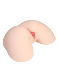 Мастурбатор-полуторс с двойным слоем материала Jenny Onahole Real Hips - KOKOS - в Элисте купить с доставкой