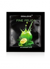Саше съедобной оральной смазки OraLove с ароматом фейхоа - 3 гр. - Биоритм - купить с доставкой в Элисте