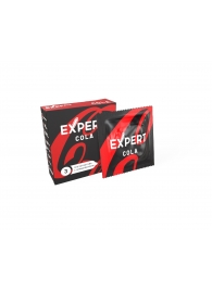Презервативы с ароматом колы Expert Cola - 3 шт. - Expert - купить с доставкой в Элисте