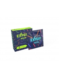 Светящиеся в темноте презервативы Expert Neon - 3 шт. - Expert - купить с доставкой в Элисте
