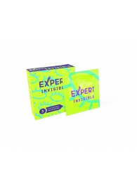 Ультратонкие презервативы Expert Invisible - 3 шт. - Expert - купить с доставкой в Элисте