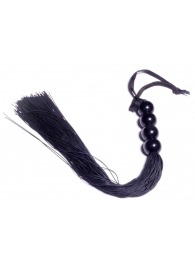 Черная силиконовая плеть - 37 см. - Boys of Toys - купить с доставкой в Элисте