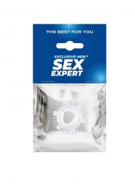 Стимулирующая насадка на пенис с несколькими видами рельефа - Sex Expert - в Элисте купить с доставкой