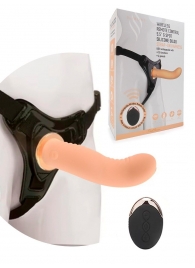 Женский вибрострапон со съемной насадкой и пультом ДУ - Erokay - купить с доставкой в Элисте