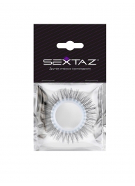 Круглое эрекционное кольцо с длинными «ресничками» - Sextaz - в Элисте купить с доставкой