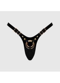 Черный пояс для фиксации насадок Strap-On-Me Leatherette Harness Fabulous - Strap-on-me - купить с доставкой в Элисте