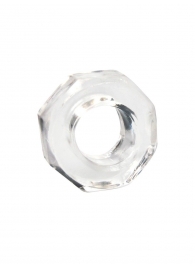 Прозрачное эрекционное кольцо в форме гайки - Sex Expert - в Элисте купить с доставкой