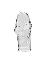 Прозрачная насадка на пенис Booker - 8 см. - Baile - в Элисте купить с доставкой