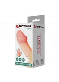 Телесная насадка на пенис Huel - 9 см. - Baile - в Элисте купить с доставкой